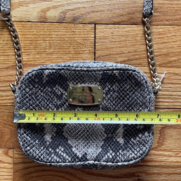 Michael Kors Mini Jet Set Crossbody- Snakeskin Pattern - Picture 8 of 8
